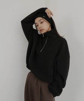 【ヘラム/hellam】のフリースハーフジッププルオーバー 人気、トレンドファッション・服の通販 founy(ファニー) ファッション Fashion レディースファッション Fashion for Women トップス・カットソー Cut & Sew Tops カジュアルプルオーバー・ニットトップス Pullovers & Knit Tops / Casual Pullovers |ID:prp329100004821329
