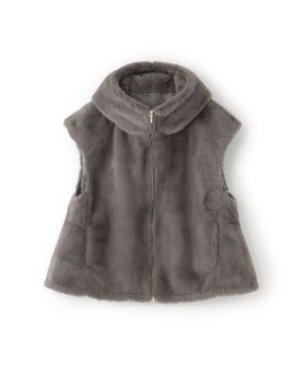 【ビアンカ/BIANCA】の【トレンドコーデ】中わた入りフーデッドファージレ 人気、トレンドファッション・服の通販 founy(ファニー) ファッション Fashion レディースファッション Fashion for Women アウター Coat / Outerwear Collection トップス・カットソー Cut & Sew Tops ベスト&ジレ / 重ね着スタイル Vests & Gilets 春 Spring 秋 Autumn スリーブ Sleeve, Long Sleeve / Short Sleeve ファブリック Fabric, Textile フェイクファー Faux Fur, Imitation Fur フォルム Silhouette, Form フレンチ French, French Style 冬 Winter / This Winter おすすめ Recommended / Our Picks |ID:prp329100004821335