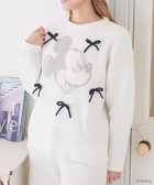 【アリーム/Areeam】のミッキー/ミニー/リボンニットプルオーバー 人気、トレンドファッション・服の通販 founy(ファニー) ファッション Fashion レディースファッション Fashion for Women トップス・カットソー Cut & Sew Tops ニット Knit Tops & Sweaters カジュアルプルオーバー・ニットトップス Pullovers & Knit Tops / Casual Pullovers thumbnail オフホワイト|ID: prp329100004821345 ipo3291000000035040026