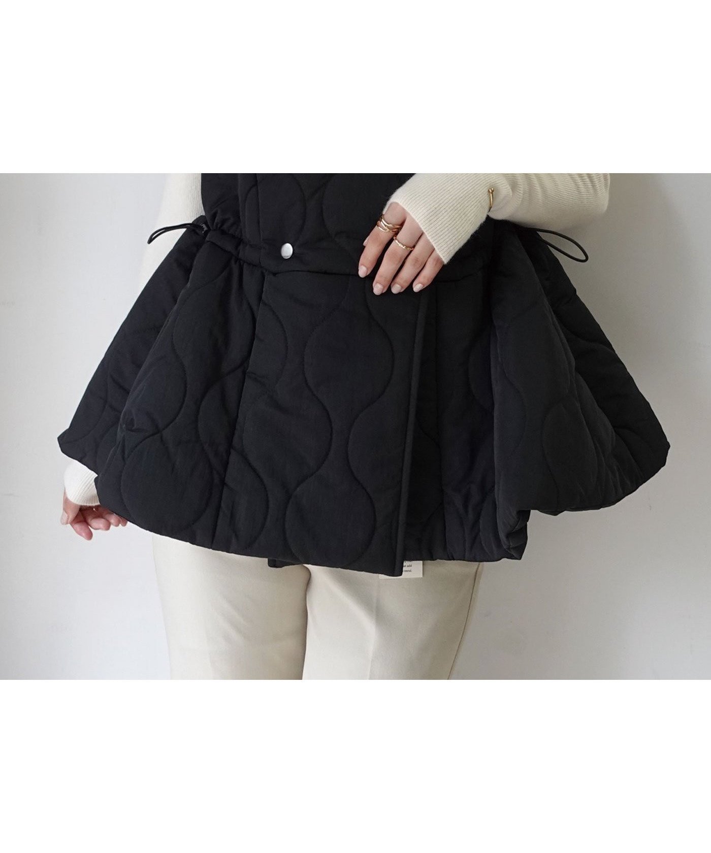 【コーナーズ/CORNERS】のキルティングフレアベスト 人気、トレンドファッション・服の通販 founy(ファニー) 　ファッション　Fashion　レディースファッション　Fashion for Women　アウター　Coat / Outerwear Collection　トップス・カットソー　Cut & Sew Tops　ベスト&ジレ / 重ね着スタイル　Vests & Gilets　シンプル　Simple, Minimal　フレア　Flare, Flared　ベスト　Vest, Waistcoat　ポケット　Pocket, Pocket Detail　 other-1|ID: prp329100004821352 ipo3291000000035040115