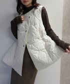 【コーナーズ/CORNERS】のキルティングフレアベスト 人気、トレンドファッション・服の通販 founy(ファニー) ファッション Fashion レディースファッション Fashion for Women アウター Coat / Outerwear Collection トップス・カットソー Cut & Sew Tops ベスト&ジレ / 重ね着スタイル Vests & Gilets シンプル Simple, Minimal フレア Flare, Flared ベスト Vest, Waistcoat ポケット Pocket, Pocket Detail thumbnail エクリュ|ID: prp329100004821352 ipo3291000000035040119