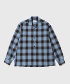 【アダム エ ロペ/ADAM ET ROPE'】のオンブレチェック オープンカラーシャツ 人気、トレンドファッション・服の通販 founy(ファニー) ファッション Fashion レディースファッション Fashion for Women トップス・カットソー Cut & Sew Tops シャツ・ブラウス・オフィスカジュアル Elegant Blouses & Button-Ups ドレープ Drape, Draping Fabric ミックス Mix, Mixed Style エレガント 上品 Elegant 春 Spring thumbnail ブルー系(47)|ID: prp329100004821363 ipo3291000000035040272