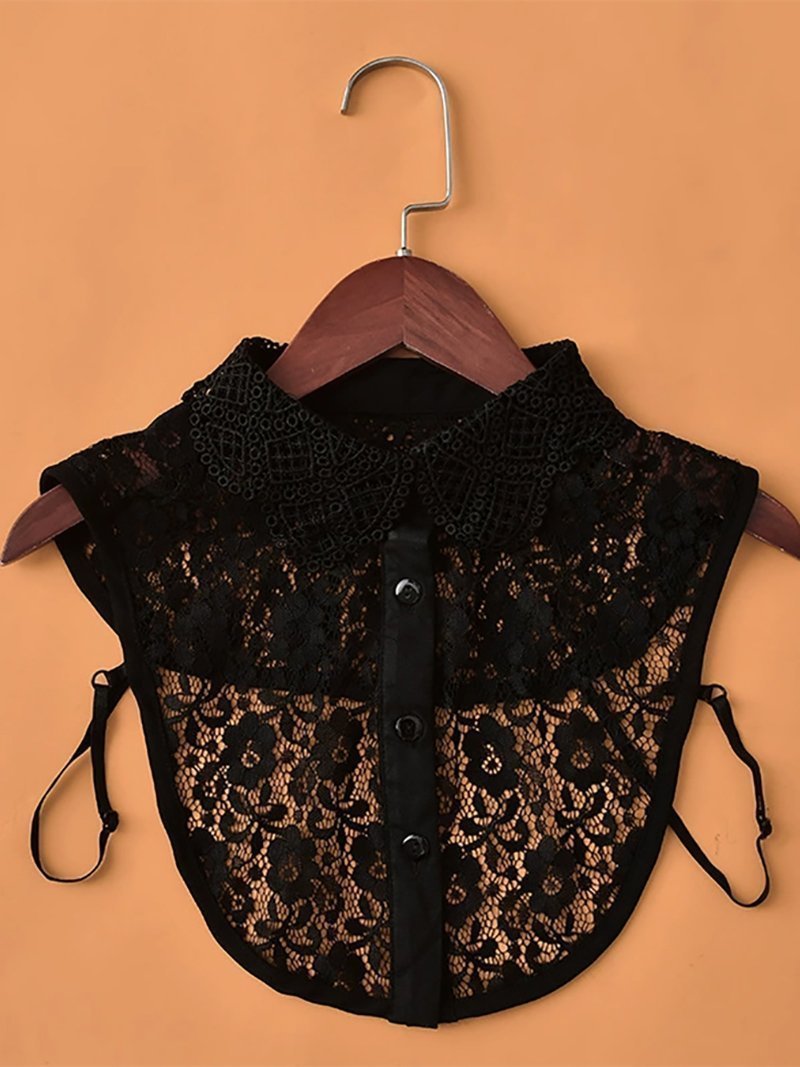 【ドゥーベル/Doux Belle】のスカラップレース付け襟 レディース 付け襟 人気、トレンドファッション・服の通販 founy(ファニー) 　ファッション　Fashion　レディースファッション　Fashion for Women　アクセサリー　Fashion Accessories　シンプル　Simple, Minimal　スカラップ　Scallop, Scalloped Edge　フラワー　Flower, Floral　リボン　Ribbon, Bow　レース　Lace, Lace Fabric　春　Spring　秋　Autumn　 other-1|ID: prp329100004821364 ipo3291000000035040273