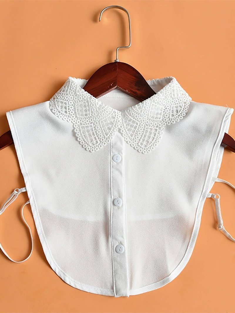 【ドゥーベル/Doux Belle】のスカラップレース付け襟 レディース 付け襟 インテリア・キッズ・メンズ・レディースファッション・服の通販 founy(ファニー) 　ファッション　Fashion　レディースファッション　Fashion for Women　アクセサリー　Fashion Accessories　シンプル　Simple, Minimal　スカラップ　Scallop, Scalloped Edge　フラワー　Flower, Floral　リボン　Ribbon, Bow　レース　Lace, Lace Fabric　春　Spring　秋　Autumn　TYPE2ホワイト|ID: prp329100004821364 ipo3291000000035040277