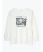 【ジェイ アンド シュプール/Re J&SUPURE】のフラワーフォト×ロゴ刺繍ロングTシャツ 人気、トレンドファッション・服の通販 founy(ファニー) ファッション Fashion レディースファッション Fashion for Women トップス・カットソー Cut & Sew Tops シャツ・ブラウス・オフィスカジュアル Elegant Blouses & Button-Ups ロングTシャツ・Tシャツ Longline T-Shirts & Tees インナー Innerwear カーディガン Cardigan, Knitwear パーカー Hoodie, Parka フラワー Flower, Floral プリント Print, Printed Pattern ベスト Vest, Waistcoat ロング Long, Long-Length thumbnail オフホワイト|ID: prp329100004821369 ipo3291000000035040427