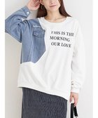 【ジェイ アンド シュプール/Re J&SUPURE】のデニム切り替えロゴプルオーバー 人気、トレンドファッション・服の通販 founy(ファニー) ファッション Fashion レディースファッション Fashion for Women トップス・カットソー Cut & Sew Tops カジュアルプルオーバー・ニットトップス Pullovers & Knit Tops / Casual Pullovers デニム Denim, Jeans Material フロント Front, Front Design プリント Print, Printed Pattern リラックス Relax, Relaxed Fit ワンポイント One Point, Statement Accent thumbnail オフホワイト|ID: prp329100004821370 ipo3291000000035040430