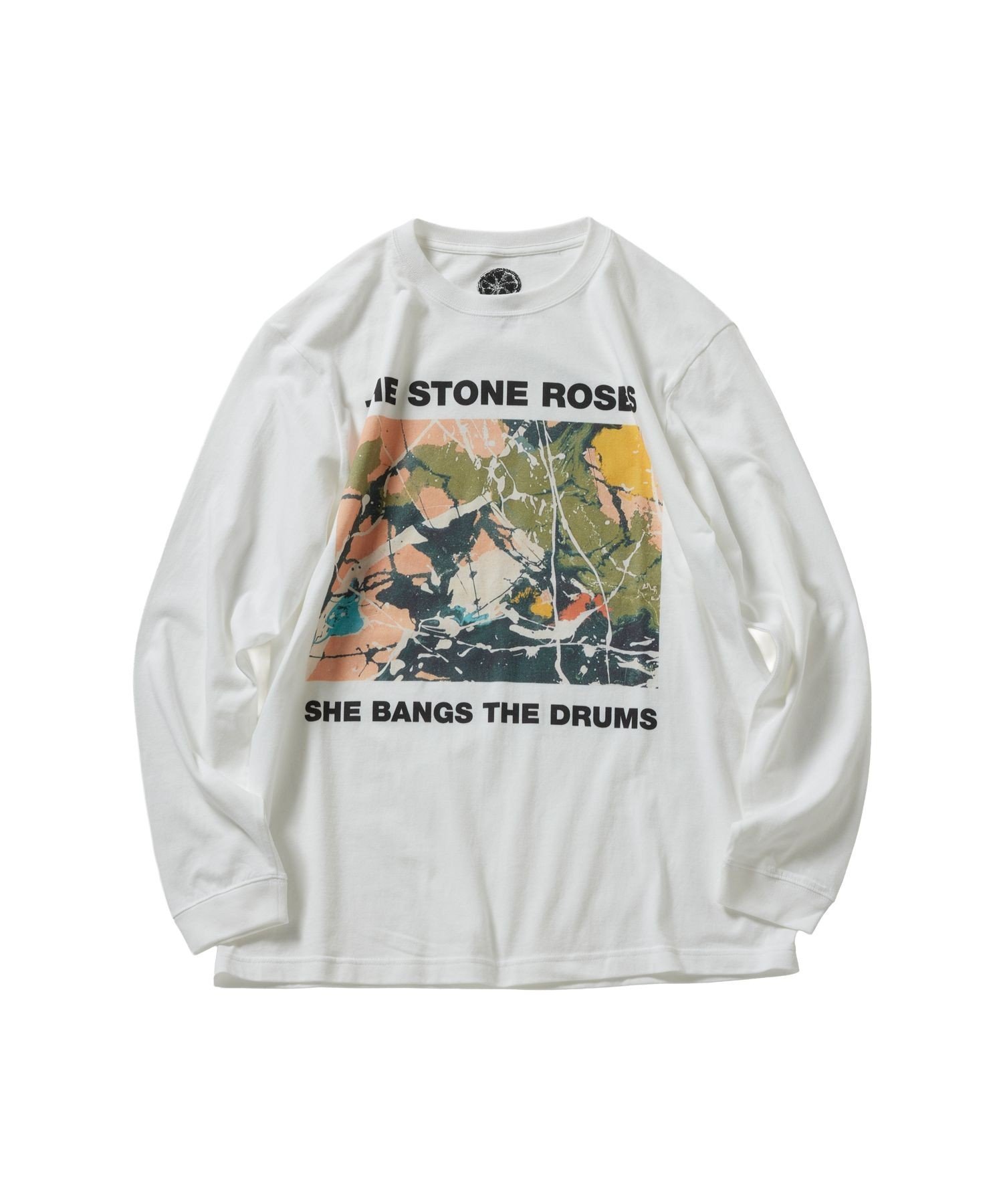 【ボンジュールレコード/bonjour records】のThe Stone Roses/ザ・ストーン・ローゼス for bonjour records Official Long Sleeve T-shirt インテリア・キッズ・メンズ・レディースファッション・服の通販 founy(ファニー) 　ファッション　Fashion　レディースファッション　Fashion for Women　トップス・カットソー　Cut & Sew Tops　シャツ・ブラウス・オフィスカジュアル　Elegant Blouses & Button-Ups　ロングTシャツ・Tシャツ　Longline T-Shirts & Tees　ホワイト系(13)|ID: prp329100004821373 ipo3291000000035040472