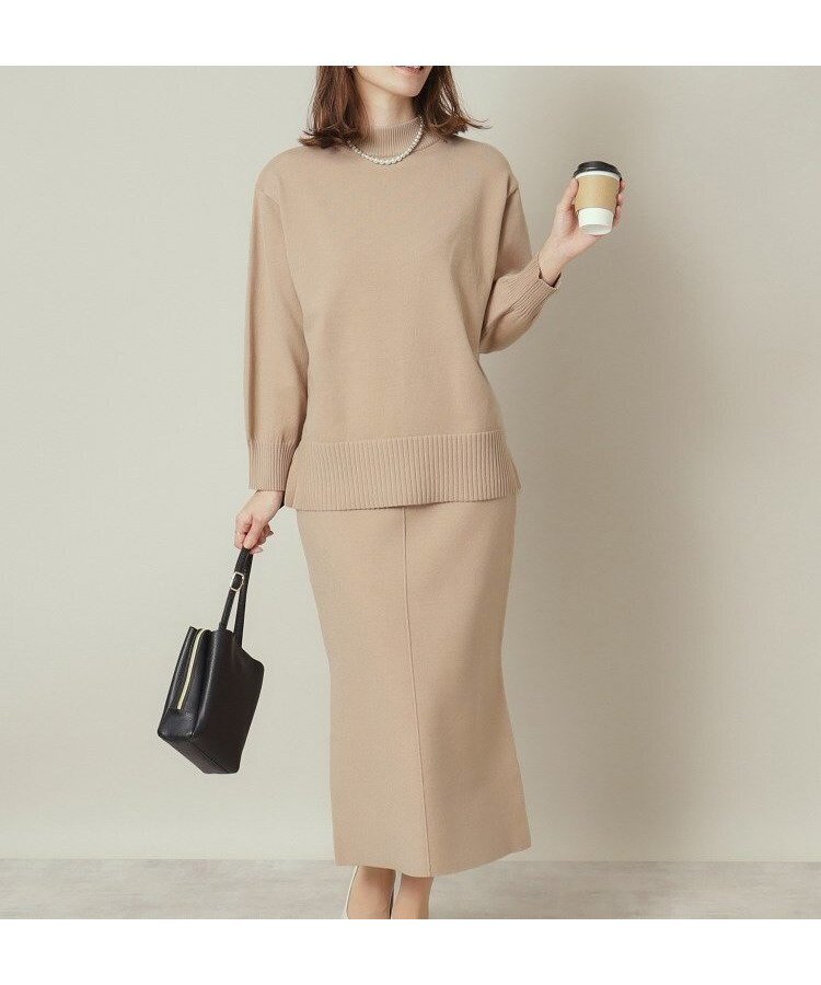 【イッツデモ/ITS' DEMO】の【通勤/手洗い可】ボトルネック*タイトスカートセットアップ 人気、トレンドファッション・服の通販 founy(ファニー) 　ファッション　Fashion　レディースファッション　Fashion for Women　セットアップ　Matching Sets　スカート・ミニ/ミディ/マキシ　Skirts / Mini, Midi & Maxi Skirts　スマート　Smart, Elegant　スリット　Slit, Slit Detail　セットアップ　Set-Up, Coordinated Outfit　タイトスカート　Pencil Skirt, Tight Skirt　ボトルネック　Bottle Neck, Mock Neck　ポケット　Pocket, Pocket Detail　ミラノリブ　Milano Rib, Milano Stitch　春　Spring　ビジネス 仕事 通勤　Business / Work / Commuting　 other-1|ID: prp329100004821374 ipo3291000000035040481