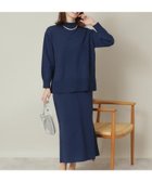 【イッツデモ/ITS' DEMO】の【通勤/手洗い可】ボトルネック*タイトスカートセットアップ 人気、トレンドファッション・服の通販 founy(ファニー) ファッション Fashion レディースファッション Fashion for Women セットアップ Matching Sets スカート・ミニ/ミディ/マキシ Skirts / Mini, Midi & Maxi Skirts スマート Smart, Elegant スリット Slit, Slit Detail セットアップ Set-Up, Coordinated Outfit タイトスカート Pencil Skirt, Tight Skirt ボトルネック Bottle Neck, Mock Neck ポケット Pocket, Pocket Detail ミラノリブ Milano Rib, Milano Stitch 春 Spring ビジネス 仕事 通勤 Business / Work / Commuting thumbnail ネイビー|ID: prp329100004821374 ipo3291000000035040486