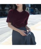 【ロペ/ROPE'】のシアーベロアTシャツ/イージーケア 人気、トレンドファッション・服の通販 founy(ファニー) ファッション Fashion レディースファッション Fashion for Women トップス・カットソー Cut & Sew Tops シャツ・ブラウス・オフィスカジュアル Elegant Blouses & Button-Ups ロングTシャツ・Tシャツ Longline T-Shirts & Tees ベロアトップス Velour Tops / Velvet-Look Items おすすめ Recommended / Our Picks アクセサリー Fashion Accessories サンダル Sandals, Summer Shoes シンプル Simple, Minimal スカーフ Scarf, Neckwear デニム Denim, Jeans Material ブライト Bright, Shiny ベロア Velour, Soft Velvet ポケット Pocket, Pocket Detail 半袖 Short Sleeve, Half Sleeve 秋 Autumn thumbnail ワイン(66)|ID: prp329100004821399 ipo3291000000035040796