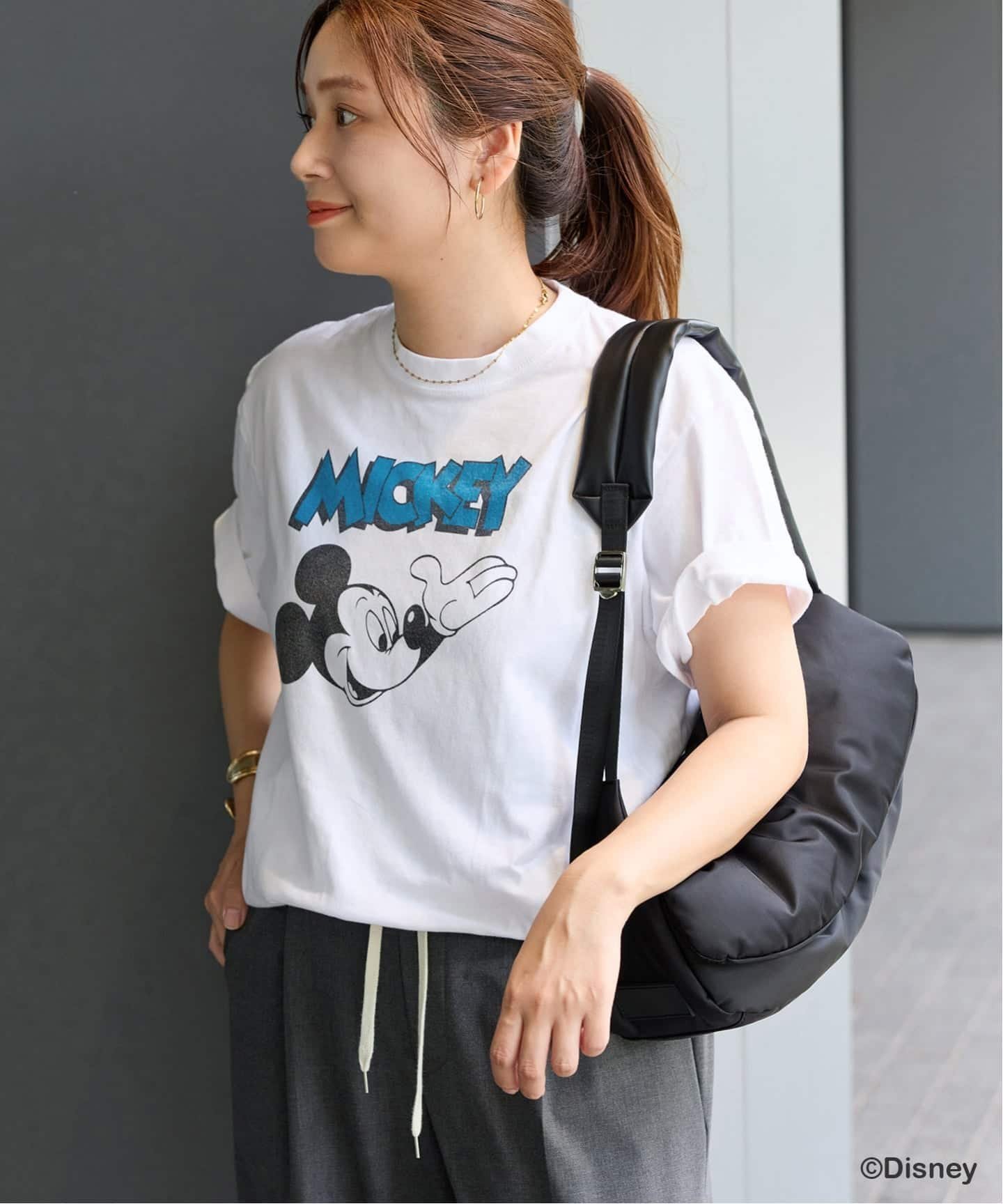 【ジャーナルスタンダード/JOURNAL STANDARD】の【一部店舗+WEB限定】MICKEY / JS Tシャツ インテリア・キッズ・メンズ・レディースファッション・服の通販 founy(ファニー) 　ファッション　Fashion　レディースファッション　Fashion for Women　トップス・カットソー　Cut & Sew Tops　シャツ・ブラウス・オフィスカジュアル　Elegant Blouses & Button-Ups　ロングTシャツ・Tシャツ　Longline T-Shirts & Tees　インディゴ　Indigo Denim　デニム　Denim, Jeans Material　プリント　Print, Printed Pattern　2025年　2025　2025-2026秋冬・A/W　Autumn/Winter 2025–26 AW25–26　ホワイト|ID: prp329100004821406 ipo3291000000035040827
