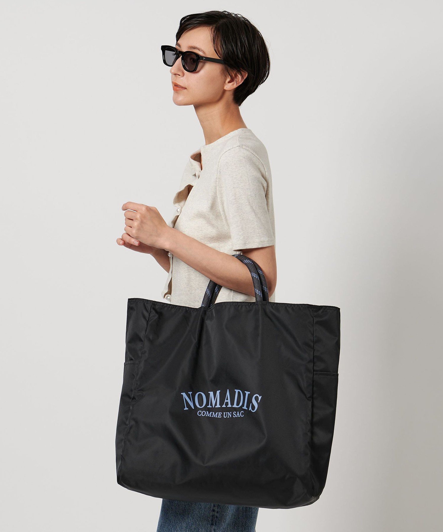 【ユナイテッドアローズ/UNITED ARROWS】のNOMADIS SAC2/16 トートバッグ インテリア・キッズ・メンズ・レディースファッション・服の通販 founy(ファニー) 　ファッション　Fashion　レディースファッション　Fashion for Women　バッグ　Bags　ポケット　Pocket, Pocket Detail　リバーシブル　Reversible, Two-Sided　ワーク　Workwear, Utility Style　人気　Popular, Best Seller　旅行　Travel　BLACK|ID: prp329100004821469 ipo3291000000035043347