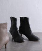 【ラ トータリテ/La TOTALITE】のANNISE./アニス シープスキン ショートブーツ ブラック|ID: prp329100004821548 ipo3291000000035044213