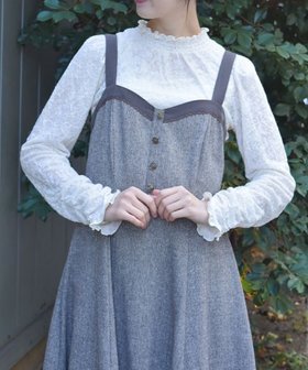 【アクシーズファム/axes femme】のぽこぽこジャカードインナー 人気、トレンドファッション・服の通販 founy(ファニー) ファッション Fashion レディースファッション Fashion for Women おすすめ Recommended / Our Picks インナー Innerwear ギャザー Gathered, Ruffled シアー Sheer, See-Through シャーリング Shirring, Ruched ジャカード／ジャガード Jacquard, Woven Pattern パール Pearl, Pearl Accent フリル Frill, Ruffle |ID:prp329100004821550