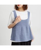 【スタディオ クリップ/studio CLIP】のニットビスチェ×Tシャツセット ブルーグレー82|ID: prp329100004821565 ipo3291000000035044438