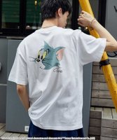 【フリークスストア/FREAK'S STORE】のTom and Jerry バックフェイスプリントTシャツ 人気、トレンドファッション・服の通販 founy(ファニー) ファッション Fashion レディースファッション Fashion for Women トップス・カットソー Cut & Sew Tops シャツ・ブラウス・オフィスカジュアル Elegant Blouses & Button-Ups ロングTシャツ・Tシャツ Longline T-Shirts & Tees バッグ Bags 2025年 2025 2025春夏・S/S Spring/Summer 2025 SS25 おすすめ Recommended / Our Picks ネコ Cat, Feline Motif フェイス Face, Facial Design プリント Print, Printed Pattern メンズ Men's, Menswear 夏 Summer S/S・春夏 SS, Spring/Summer, Warm Season |ID:prp329100004821568
