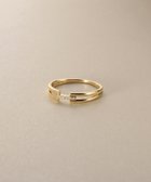 【ココシュニック/COCOSHNIK】のK10ダイヤモンド ブリッジ リング 人気、トレンドファッション・服の通販 founy(ファニー) ファッション Fashion レディースファッション Fashion for Women おすすめ Recommended / Our Picks シンプル Simple, Minimal ジュエリー Jewelry, Accessories スマート Smart, Elegant センター Center, Center Line ダイヤモンド Diamond, Brilliant Cut エレガント 上品 Elegant thumbnail イエローゴールド|ID: prp329100004821606 ipo3291000000035044643