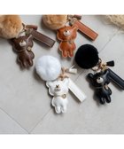 【ヴィータフェリーチェ/VitaFelice】のフェイクファー タッセル付きベアバッグチャーム 人気、トレンドファッション・服の通販 founy(ファニー) ファッション Fashion レディースファッション Fashion for Women ギフト プレゼント Gift / Present ストーン Stone, Gem-Like スマート Smart, Elegant タッセル Tassel, Fringe チャーム Charm, Pendant フェイクファー Faux Fur, Imitation Fur thumbnail ブラック|ID: prp329100004821628 ipo3291000000035044834