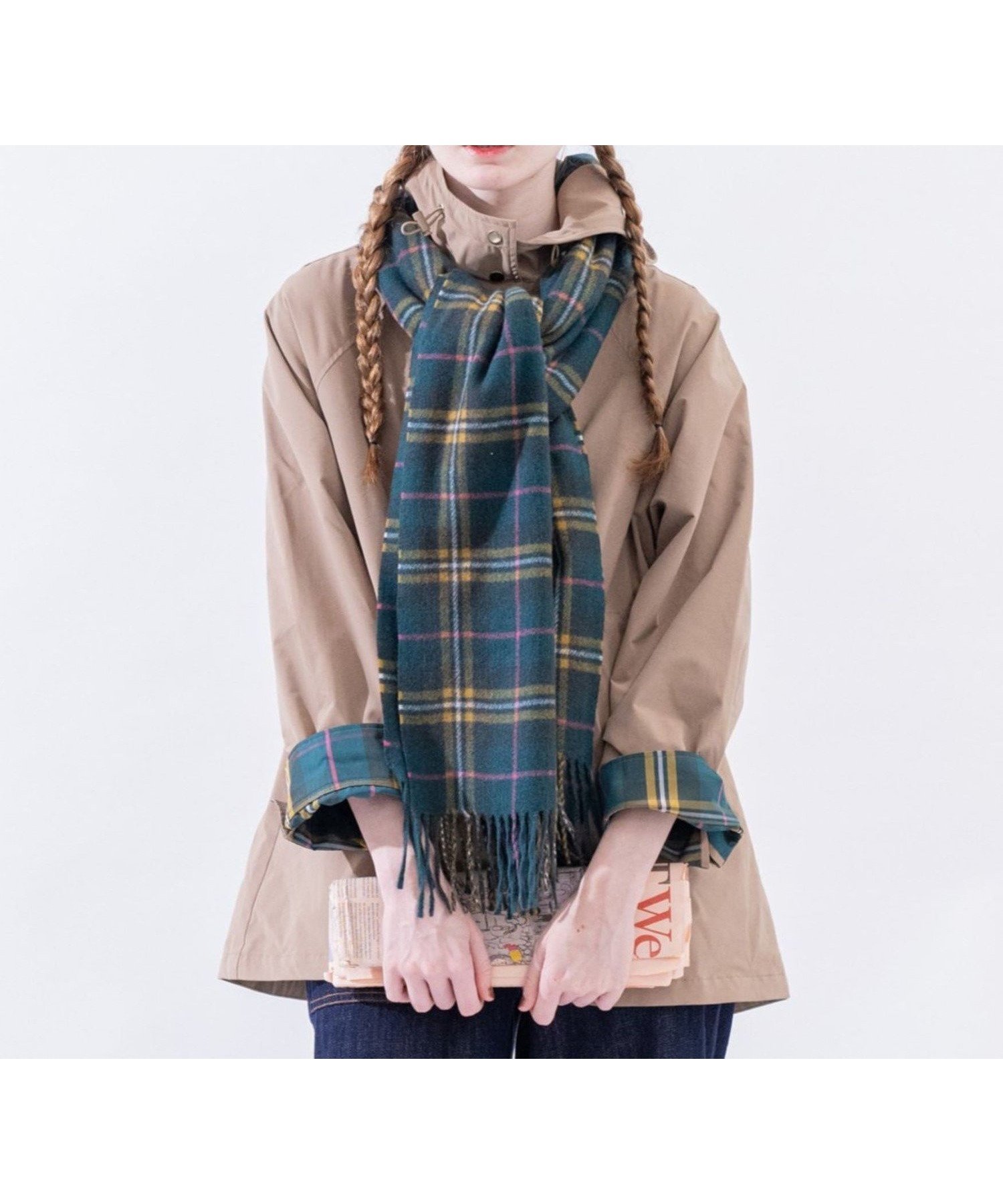 【アフタヌーンティー リビング/Afternoon Tea LIVING】のタータンチェック柄ストール/Afternoon Tea Original Tartans インテリア・キッズ・メンズ・レディースファッション・服の通販 founy(ファニー) 　ファッション　Fashion　レディースファッション　Fashion for Women　おすすめ　Recommended / Our Picks　ストール　Stole, Wrap　チェック　Check, Plaid, Tartan　ブランケット　Blanket, Throw Blanket　マフラー　Scarf, Muffler　人気　Popular, Best Seller　グリーン|ID: prp329100004821632 ipo3291000000035044852