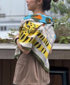 【ノーリーズ/NOLLEY'S】のW/Sプリントストール 人気、トレンドファッション・服の通販 founy(ファニー) ファッション Fashion レディースファッション Fashion for Women おすすめ Recommended / Our Picks シルク Silk, 100% Silk スクエア Square, Square Shape ストール Stole, Wrap ビスチェ Bustier, Corset Top プリント Print, Printed Pattern thumbnail グリーン系その他|ID: prp329100004821633 ipo3291000000035044873