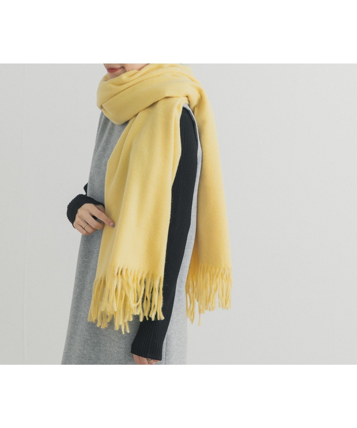 【アーバンリサーチ ドアーズ/URBAN RESEARCH DOORS】のなめらかプレーンストール インテリア・キッズ・メンズ・レディースファッション・服の通販 founy(ファニー) 　ファッション　Fashion　レディースファッション　Fashion for Women　2025年　2025　2025-2026秋冬・A/W　Autumn/Winter 2025–26 AW25–26　冬　Winter / This Winter　おすすめ　Recommended / Our Picks　なめらか　Smooth, Silky Texture　ストール　Stole, Wrap　ベーシック　Basic, Essential　A/W・秋冬　Autumn/Winter　YELLOW|ID: prp329100004821646 ipo3291000000035044987