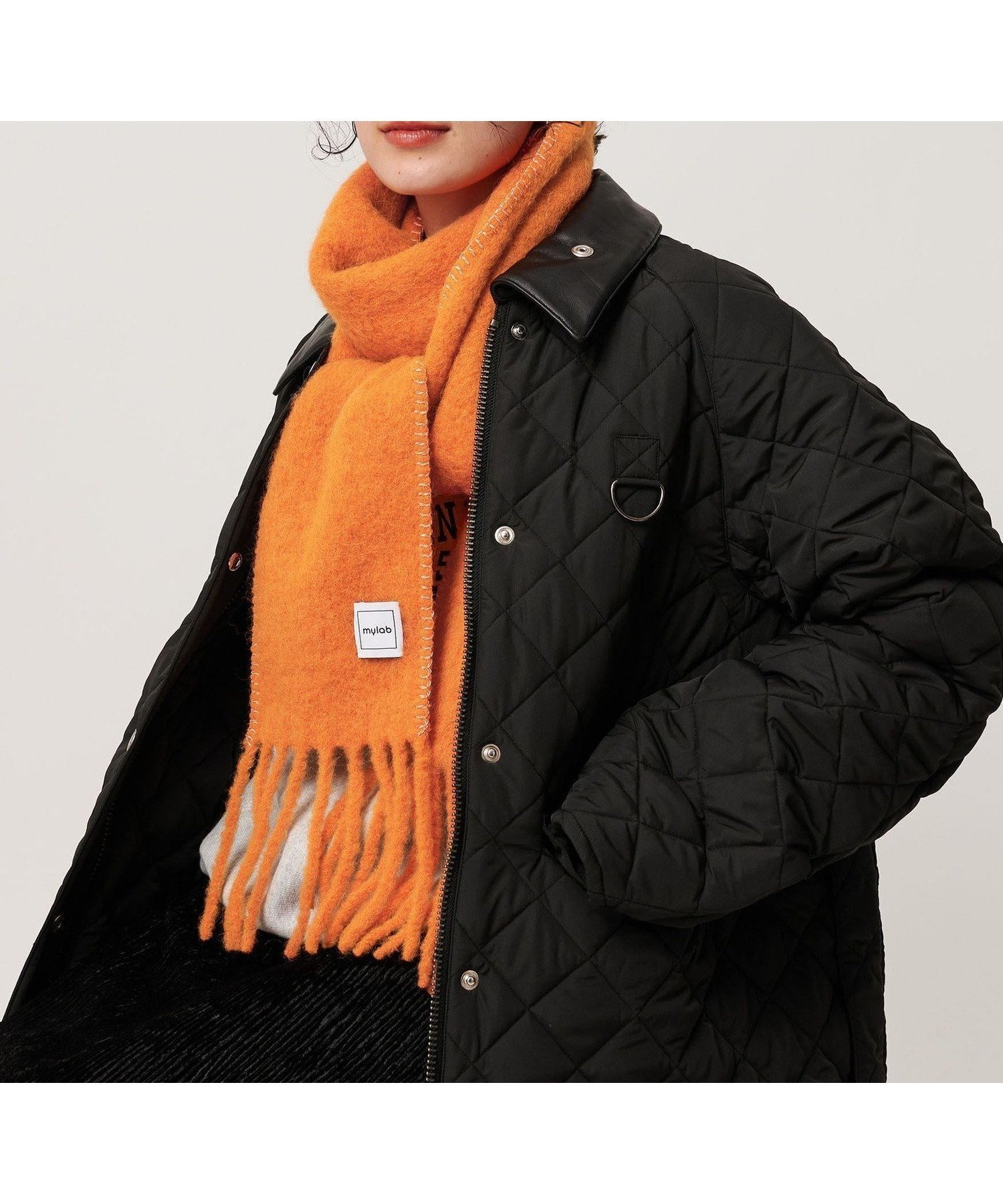 【ビューティ&ユース ユナイテッドアローズ/BEAUTY&YOUTH / UNITED ARROWS】のmylab アルパカ ステッチマフラー 人気、トレンドファッション・服の通販 founy(ファニー) 　ファッション　Fashion　レディースファッション　Fashion for Women　マフラー・スヌード / 冬小物の定番　Scarves & Mufflers　イタリア　Italy　オレンジ　Orange　コレクション　Collection, Seasonal Line　シルク　Silk, 100% Silk　ストール　Stole, Wrap　トレンド　Trend, Trending Now　ハンド　Hand, Handmade　プリント　Print, Printed Pattern　マフラー　Scarf, Muffler　リネン　Linen, Linen Fabric　A/W・秋冬　Autumn/Winter　 other-1|ID: prp329100004821673 ipo3291000000035045324