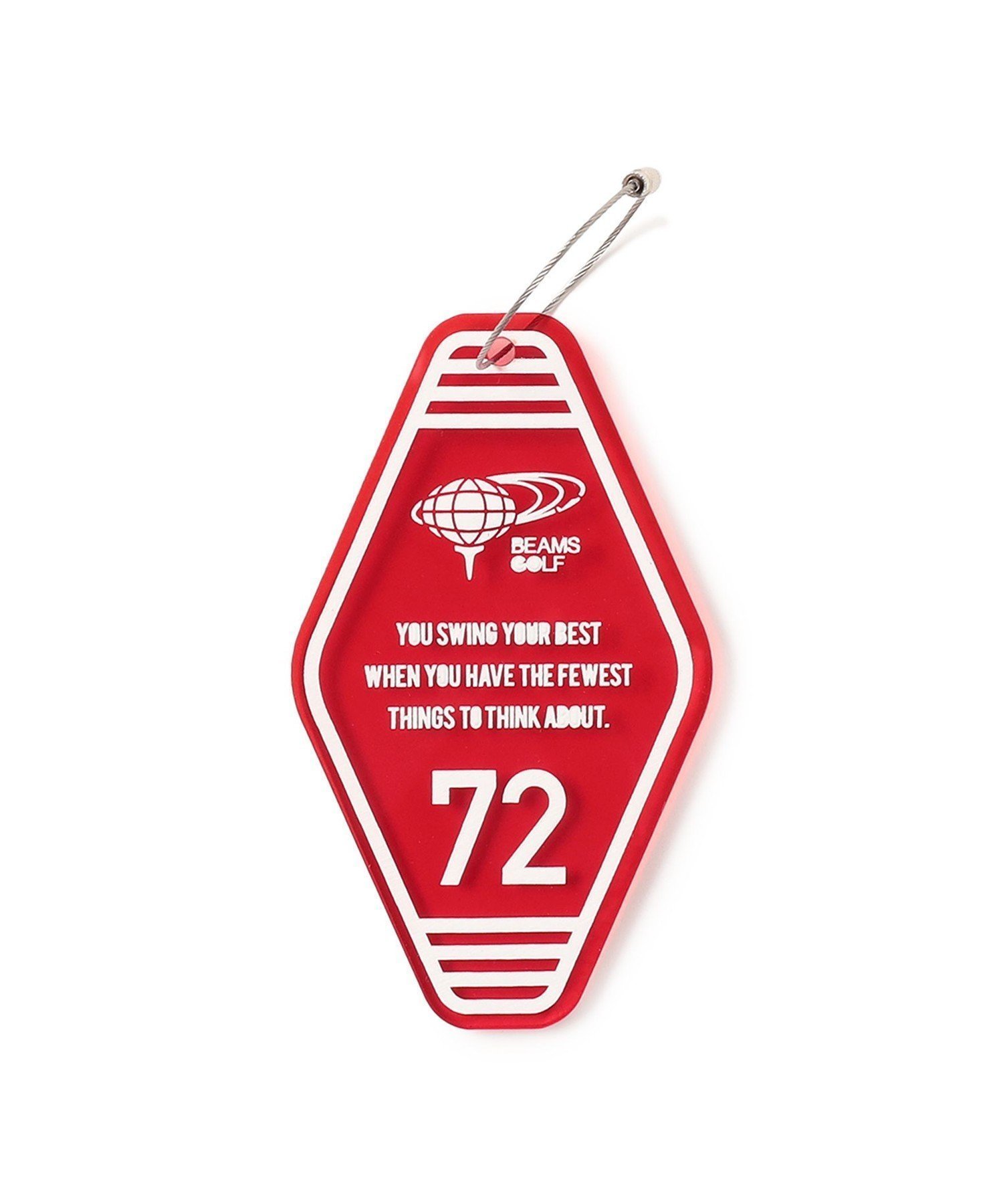 【ビームス ゴルフ/BEAMS GOLF】のBG.チャームNamePlate インテリア・キッズ・メンズ・レディースファッション・服の通販 founy(ファニー) 　ファッション　Fashion　レディースファッション　Fashion for Women　チャーム　Charm, Pendant　RED|ID: prp329100004821674 ipo3291000000035045350