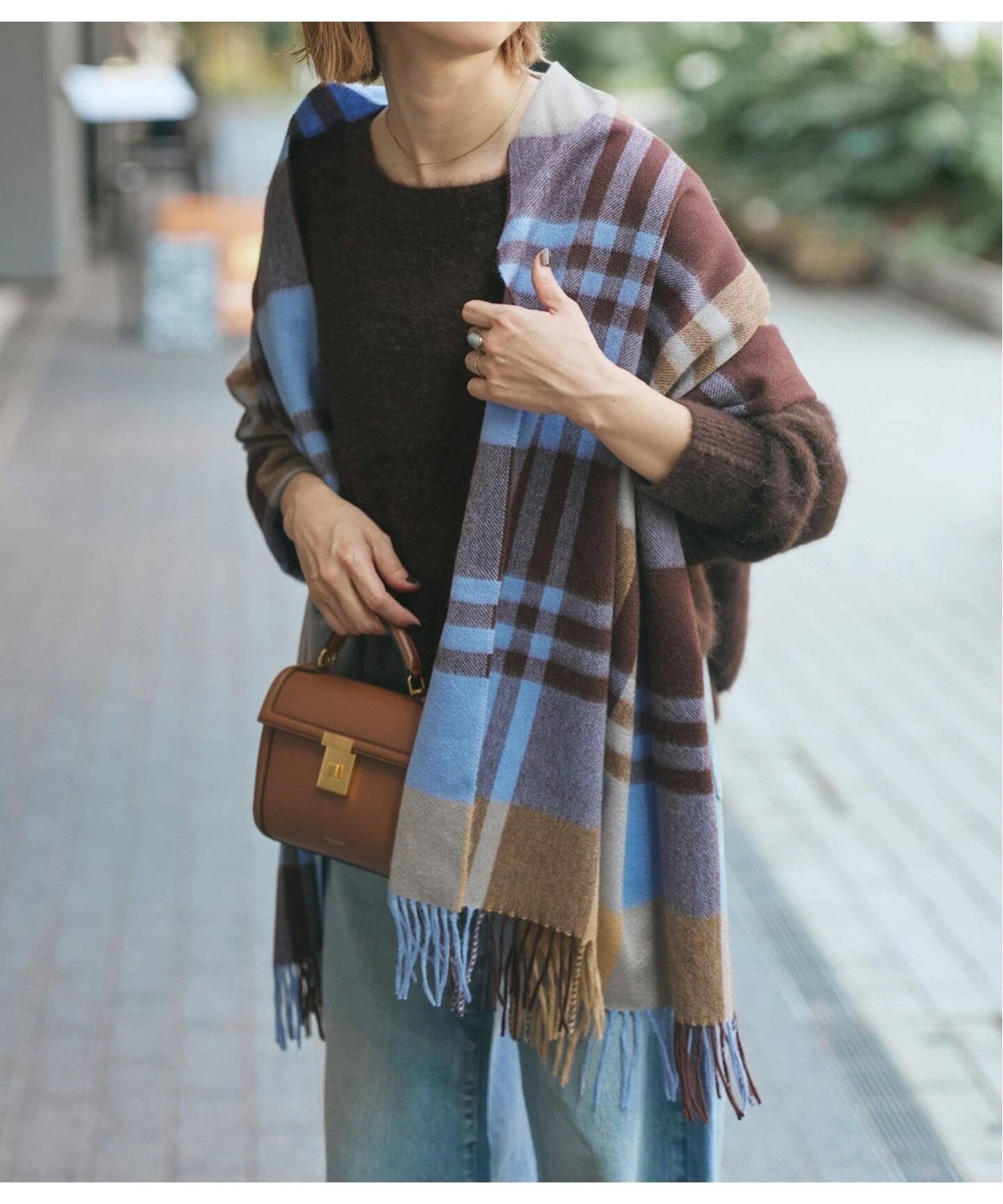 【スピック&スパン/Spick & Span】のJoshua Ellis / ジョシュア エリス カシミヤストール インテリア・キッズ・メンズ・レディースファッション・服の通販 founy(ファニー) 　ファッション　Fashion　レディースファッション　Fashion for Women　クラシカル　Classical, Vintage-Inspired　軽量　Lightweight, Ultra Light　ストール　Stole, Wrap　スマート　Smart, Elegant　バランス　Balance, Style Balance　パターン　Pattern, Design Print　ファブリック　Fabric, Textile　マフラー　Scarf, Muffler　ミラノ　Milano Style, Italian-Inspired　モダン　Modern, Contemporary　ブラウン|ID: prp329100004821685 ipo3291000000035045490