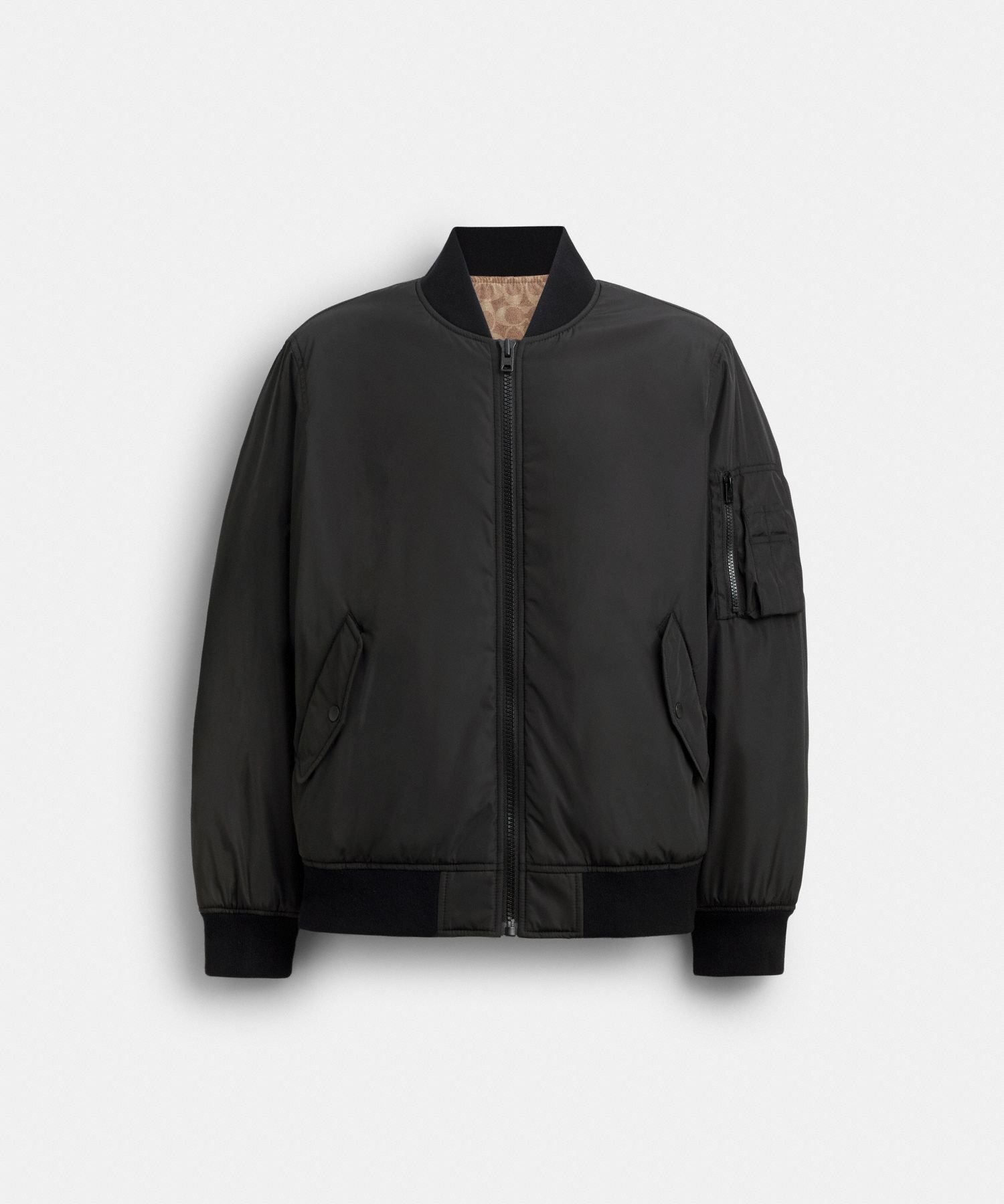 【コーチ/COACH / MEN】の【公式】リバーシブル MA-1 ジャケット 人気、トレンドファッション・服の通販 founy(ファニー) 　ファッション　Fashion　メンズファッション　Fashion for Men　アウトレット　Outlet / Clearance　シューズ　Shoes, Footwear　ジップ　Zip, Zipper　ジャケット　Jacket, Outerwear　フラップ　Flap, Flap Pocket　フロント　Front, Front Design　ポケット　Pocket, Pocket Detail　メンズ　Men's, Menswear　リバーシブル　Reversible, Two-Sided　無地　Plain, Solid Color　財布　Wallet, Purse　 other-1|ID: prp329100004821686 ipo3291000000035045492