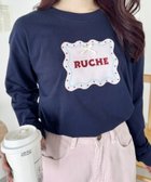 【アウトフィッター ラボ/Outfitter lab】のウェーブロゴリボンTシャツ 人気、トレンドファッション・服の通販 founy(ファニー) ファッション Fashion レディースファッション Fashion for Women トップス・カットソー Cut & Sew Tops シャツ・ブラウス・オフィスカジュアル Elegant Blouses & Button-Ups ロングTシャツ・Tシャツ Longline T-Shirts & Tees ウェーブ Wavy Pattern ガーリー Girly, Feminine Style シンプル Simple, Minimal チェック Check, Plaid, Tartan デニム Denim, Jeans Material トレンド Trend, Trending Now ドット Polka Dot, Dot Pattern 長袖 Long Sleeve, Full Sleeve フロント Front, Front Design プリント Print, Printed Pattern 冬 Winter / This Winter A/W・秋冬 Autumn/Winter おすすめ Recommended / Our Picks 旅行 Travel thumbnail ネイビー|ID: prp329100004821689 ipo3291000000035045511