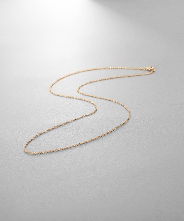 【ココシュニック/COCOSHNIK】のK10スキニーネックレス スクリューツイスト 人気、トレンドファッション・服の通販 founy(ファニー) 　ファッション　Fashion　レディースファッション　Fashion for Women　ジュエリー　Jewelry　ネックレス　Necklaces & Pendants　シンプル　Simple, Minimal　ジュエリー　Jewelry, Accessories　スマート　Smart, Elegant　センター　Center, Center Line　チェーン　Chain, Chain Strap　ツイスト　Tweed, Tweed Fabric　ネックレス　Necklace, Pendant Necklace　 other-1|ID: prp329100004821691 ipo3291000000035045535
