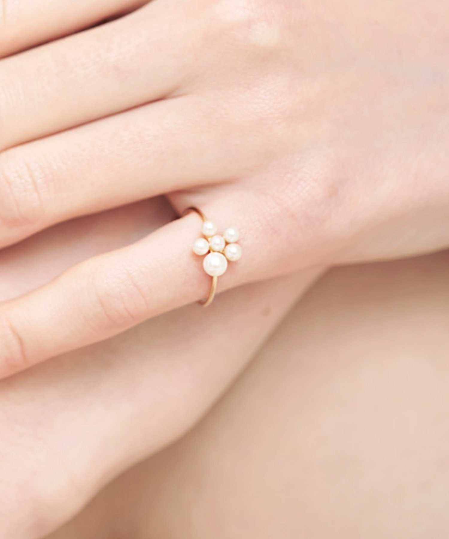 【エイチオーヴィー/H O V】のles bonbon/kikyo ring キキョウ リング 10金 淡水パール 花 人気、トレンドファッション・服の通販 founy(ファニー) 　ファッション　Fashion　レディースファッション　Fashion for Women　パール　Pearl, Pearl Accent　 other-1|ID: prp329100004821700 ipo3291000000035045570