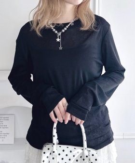 【アウトフィッター ラボ/Outfitter lab】のルーズシアートップス 人気、トレンドファッション・服の通販 founy(ファニー) ファッション Fashion レディースファッション Fashion for Women トップス・カットソー Cut & Sew Tops アクセサリー Fashion Accessories インナー Innerwear ウェーブ Wavy Pattern ガーリー Girly, Feminine Style キャミソール Camisole, Spaghetti Strap Top シアー Sheer, See-Through シンプル Simple, Minimal スウェット / スエット Sweatshirt, Sweatwear 定番 Standard, Basic Item 長袖 Long Sleeve, Full Sleeve ロング Long, Long-Length A/W・秋冬 Autumn/Winter S/S・春夏 SS, Spring/Summer, Warm Season 夏 Summer |ID:prp329100004821726