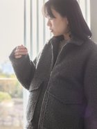 【サマンサモスモス/Samansa Mos2】のプードルブークレブルゾン 人気、トレンドファッション・服の通販 founy(ファニー) ファッション Fashion レディースファッション Fashion for Women アウター Coat / Outerwear Collection ブルゾンジャケット・スポーティアウター Blouson Jackets デニム Denim, Jeans Material ブルゾン Blouson, Bomber Jacket thumbnail チャコールグレー|ID: prp329100004821730 ipo3291000000035045982