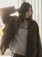 【サマンサモスモス/Samansa Mos2】のプードルブークレブルゾン 人気、トレンドファッション・服の通販 founy(ファニー) ファッション Fashion レディースファッション Fashion for Women アウター Coat / Outerwear Collection ブルゾンジャケット・スポーティアウター Blouson Jackets デニム Denim, Jeans Material ブルゾン Blouson, Bomber Jacket thumbnail ブラウン|ID: prp329100004821730 ipo3291000000035045985