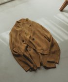 【サロン アダム エ ロペ/SALON adam et rope'】のシアーリライムテーラードジャケット 人気、トレンドファッション・服の通販 founy(ファニー) ファッション Fashion レディースファッション Fashion for Women アウター Coat / Outerwear Collection レディースジャケット・軽アウター Jackets テーラードジャケット / 通勤・きれいめスタイル Tailored Jackets & Blazers 春 Spring カーディガン Cardigan, Knitwear キュプラ Cupro, Eco Fabric シアー Sheer, See-Through タンク Tank Top, Sleeveless Top ダブル Double, Double-Breasted テーラード Tailored, Tailored Fit デニム Denim, Jeans Material ポケット Pocket, Pocket Detail リラックス Relax, Relaxed Fit おすすめ Recommended / Our Picks 夏 Summer 旅行 Travel ビジネス 仕事 通勤 Business / Work / Commuting thumbnail キャメル(25)|ID: prp329100004821732 ipo3291000000035046012