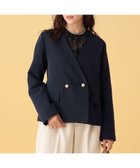 【エルーラ/Elura】の≪CEREMONY≫ダブルクロスジャケット/603858 人気、トレンドファッション・服の通販 founy(ファニー) ファッション Fashion レディースファッション Fashion for Women アウター Coat / Outerwear Collection レディースジャケット・軽アウター Jackets アクセサリー Fashion Accessories インナー Innerwear ジャケット Jacket, Outerwear ストレッチ Stretch, Stretchy Fabric セットアップ Set-Up, Coordinated Outfit ダブル Double, Double-Breasted デコルテ Décolleté, Neckline バランス Balance, Style Balance パール Pearl, Pearl Accent レース Lace, Lace Fabric エレガント 上品 Elegant セレモニー Ceremony ビジネス 仕事 通勤 Business / Work / Commuting thumbnail ネイビー88|ID: prp329100004821752 ipo3291000000035046206