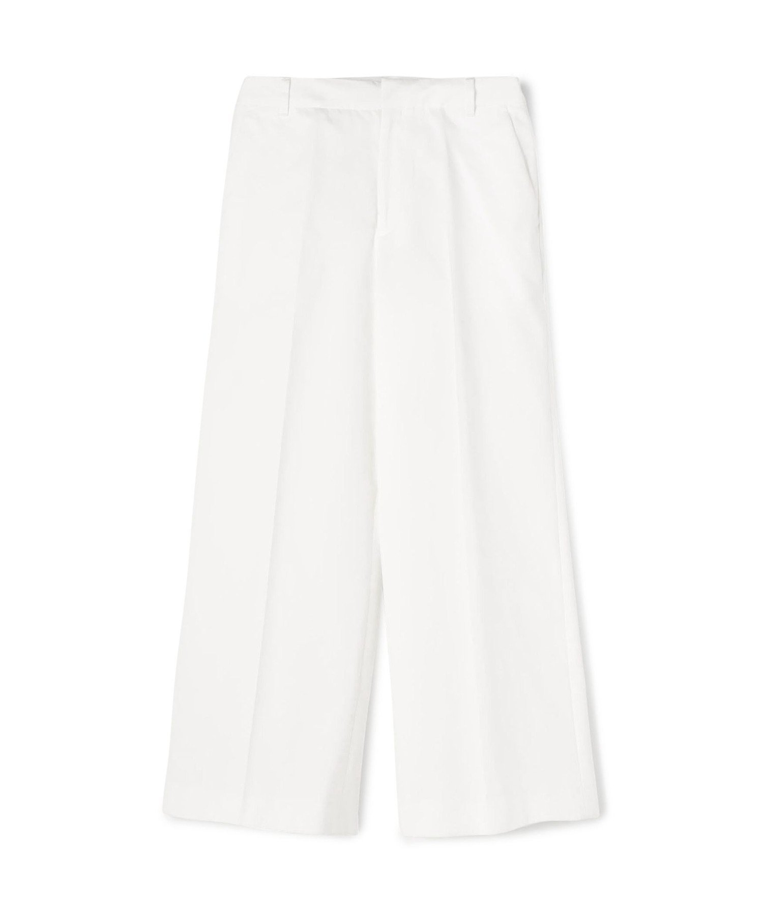 【トゥモローランド/TOMORROWLAND】のコットンシルクデニム ワイドストレートパンツ インテリア・キッズ・メンズ・レディースファッション・服の通販 founy(ファニー) 　ファッション　Fashion　レディースファッション　Fashion for Women　パンツ　Pants & Trousers　おすすめ　Recommended / Our Picks　エレガント 上品　Elegant　シルク　Silk, 100% Silk　ストレート　Straight, Straight Cut　デニム　Denim, Jeans Material　ワイド　Wide, Wide Fit　11 ホワイト|ID: prp329100004821765 ipo3291000000035046267