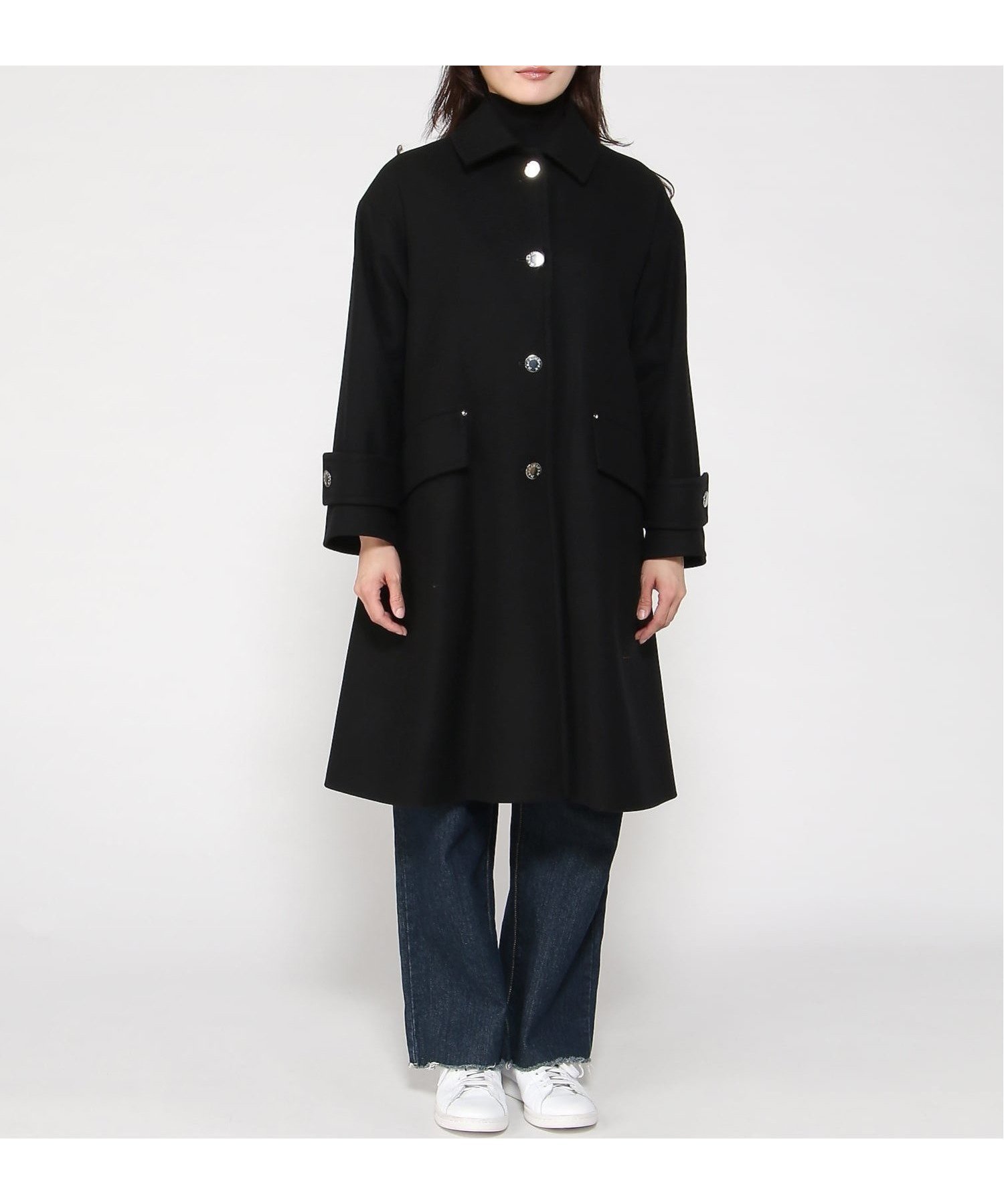 【マッキントッシュ/MACKINTOSH】の【マッキントッシュ公式】HUMBIE LONG SL MB 人気、トレンドファッション・服の通販 founy(ファニー) 　ファッション　Fashion　レディースファッション　Fashion for Women　バランス　Balance, Style Balance　フラップ　Flap, Flap Pocket　ポケット　Pocket, Pocket Detail　メルトン　Melton, Heavy Wool　モダン　Modern, Contemporary　ロング　Long, Long-Length　冬　Winter / This Winter　定番　Standard, Basic Item　防寒　Cold Protection, Winter-Ready　 other-1|ID: prp329100004821793 ipo3291000000035046462