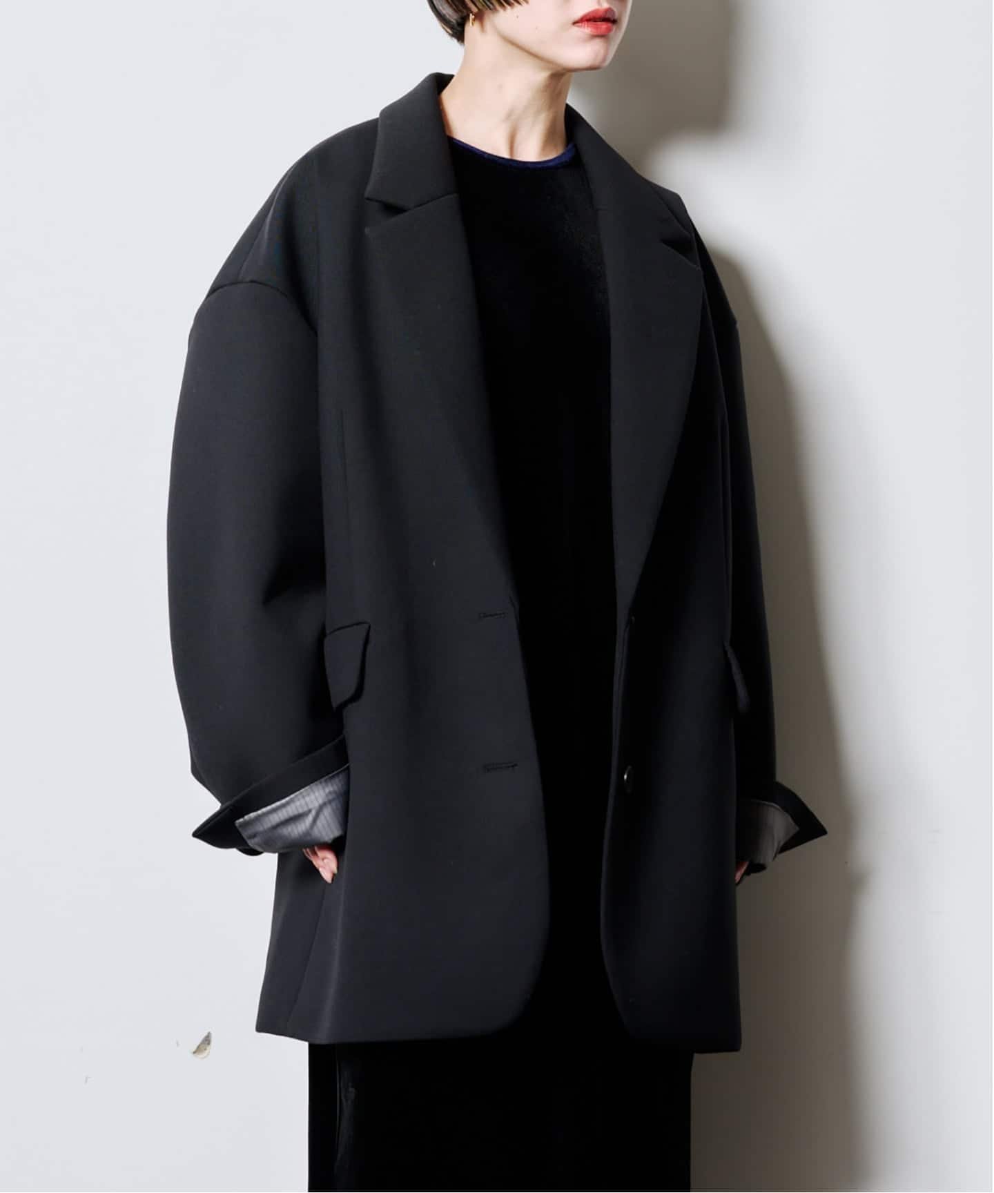 【シティーショップ/CITYSHOP】の《追加》BONDING ジャケット インテリア・キッズ・メンズ・レディースファッション・服の通販 founy(ファニー) 　ファッション　Fashion　レディースファッション　Fashion for Women　アウター　Coat / Outerwear Collection　レディースジャケット・軽アウター　Jackets　2025年　2025　2025-2026秋冬・A/W　Autumn/Winter 2025–26 AW25–26　ジャケット　Jacket, Outerwear　スウェット / スエット　Sweatshirt, Sweatwear　ストライプ　Stripe, Striped Pattern　フォルム　Silhouette, Form　ボンディング　Bonding, Bonded Fabric　再入荷　Restock / Back in Stock　冬　Winter / This Winter　ブラック|ID: prp329100004821797 ipo3291000000035046562