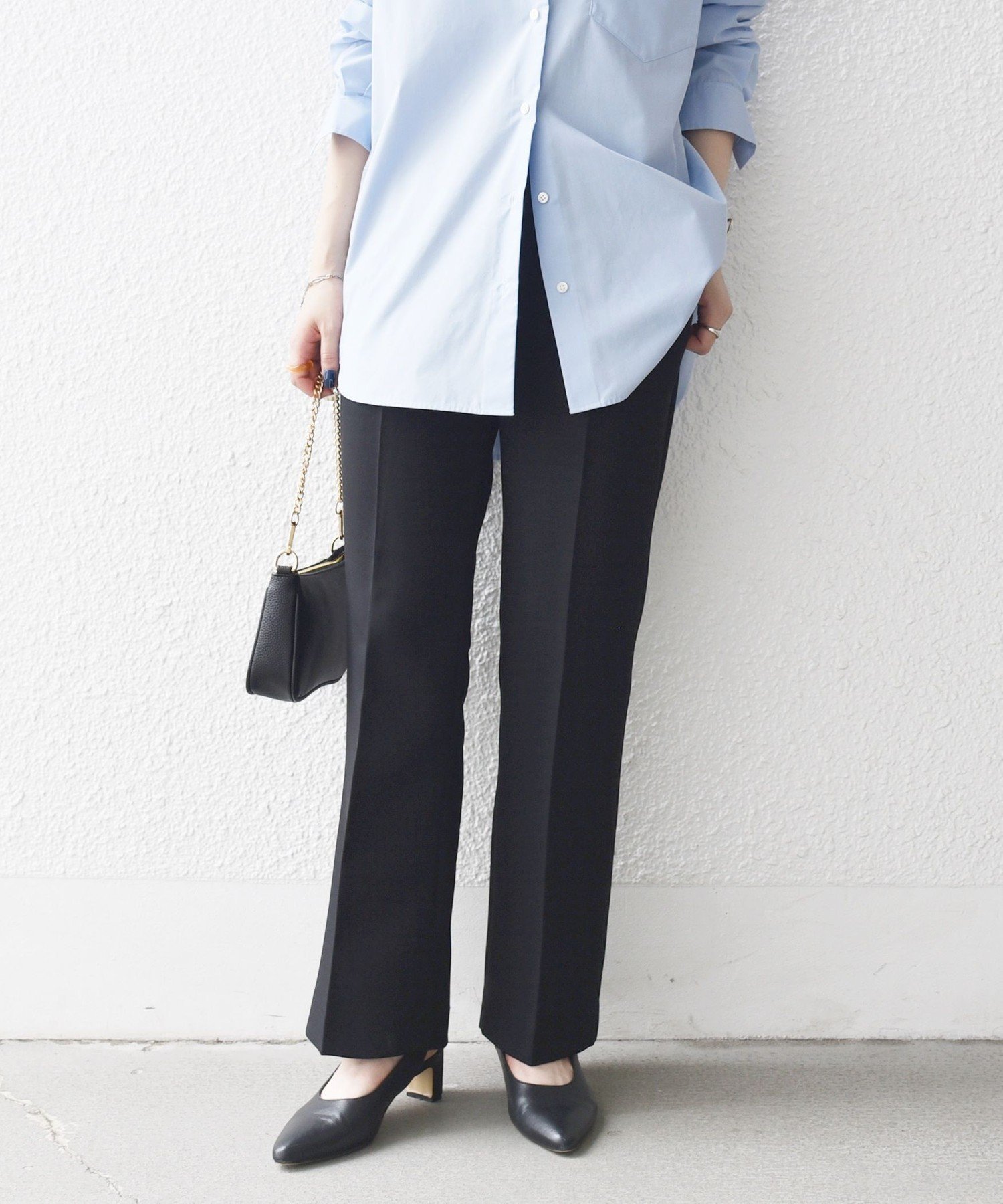 【シップス フォー ウィメン/SHIPS】のSHIPS any 洗濯機可能 ダブルクロス セミフレア パンツ NAVY BLUE 人気、トレンドファッション・服の通販 founy(ファニー) 　ファッション　Fashion　レディースファッション　Fashion for Women　パンツ　Pants & Trousers　洗える　Machine Washable　カットソー　Cut and Sewn Top　ジャケット　Jacket, Outerwear　セットアップ　Set-Up, Coordinated Outfit　ダブル　Double, Double-Breasted　バランス　Balance, Style Balance　フィット　Fit, Slim Fit　フレア　Flare, Flared　リラックス　Relax, Relaxed Fit　ロング　Long, Long-Length　おすすめ　Recommended / Our Picks　エレガント 上品　Elegant　2025年　2025　2025-2026秋冬・A/W　Autumn/Winter 2025–26 AW25–26　 other-1|ID: prp329100004821804 ipo3291000000035046625