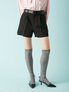 【リリーブラウン/Lily Brown】のベルト付きハイウエストショートパンツ 人気、トレンドファッション・服の通販 founy(ファニー) ファッション Fashion レディースファッション Fashion for Women パンツ Pants & Trousers ショートパンツ・ハーフパンツ High-Waisted & Relaxed Shorts ベルト&ウエストマーク Belts & Waist Accessories ショート Short, Short Length スマート Smart, Elegant ダブル Double, Double-Breasted エレガント 上品 Elegant 人気 Popular, Best Seller 今季 This Season, Current Season 定番 Standard, Basic Item |ID:prp329100004821811