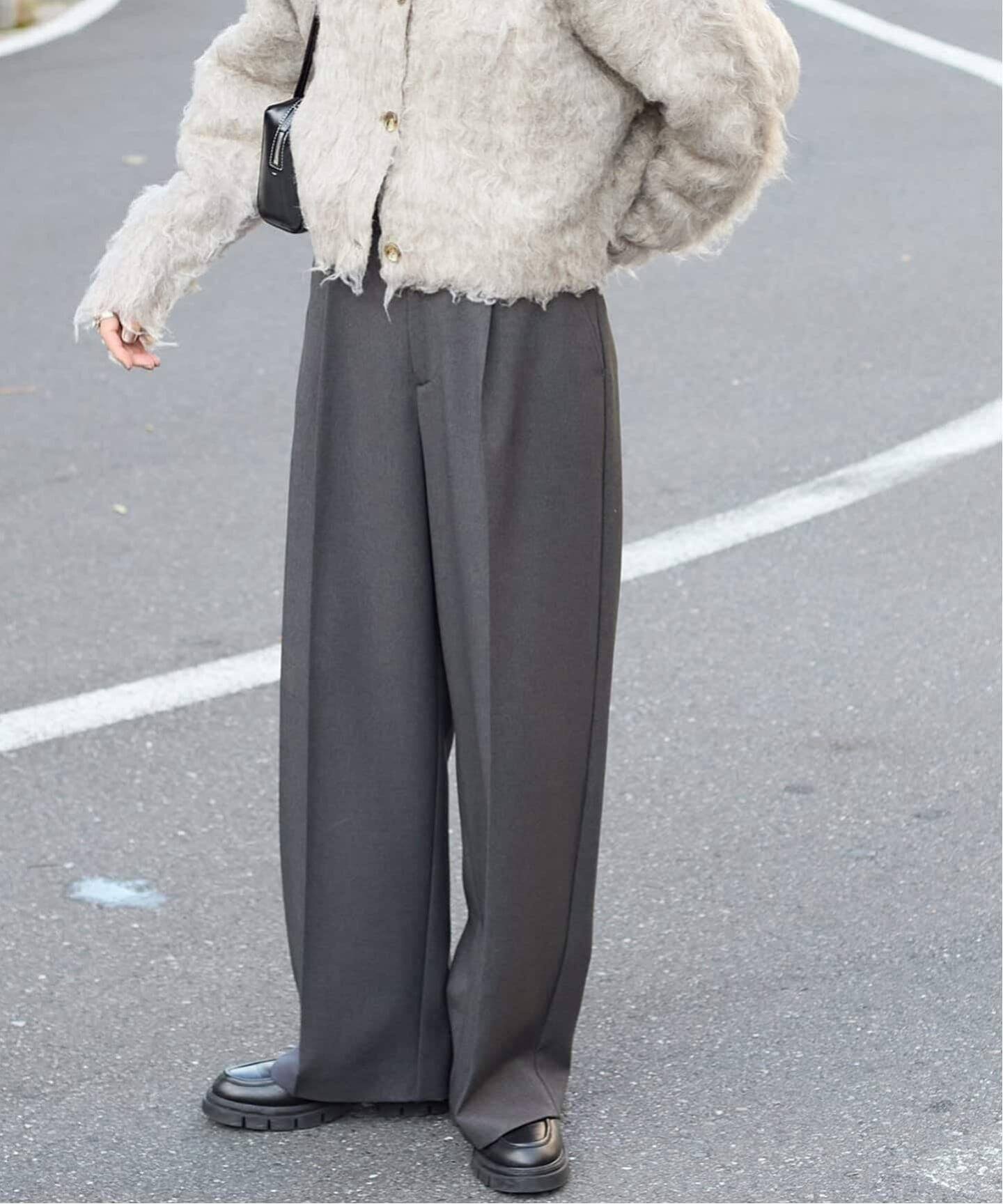 【ジャーナルスタンダード/JOURNAL STANDARD】の《追加4》ウールライクストレッチスラックス インテリア・キッズ・メンズ・レディースファッション・服の通販 founy(ファニー) 　ファッション　Fashion　レディースファッション　Fashion for Women　ジャケット　Jacket, Outerwear　ストライプ　Stripe, Striped Pattern　スラックス　Slacks, Dress Pants　セットアップ　Set-Up, Coordinated Outfit　バランス　Balance, Style Balance　ワイド　Wide, Wide Fit　人気　Popular, Best Seller　定番　Standard, Basic Item　グレー|ID: prp329100004821822 ipo3291000000035046782