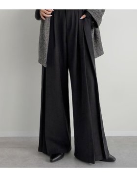 【リエディ/Re:EDIT】の微起毛ツイルタックプリーツワイドパンツ 人気、トレンドファッション・服の通販 founy(ファニー) ファッション Fashion レディースファッション Fashion for Women パンツ Pants & Trousers カーディガン Cardigan, Knitwear コンパクト Compact, Small Size シンプル Simple, Minimal ジャケット Jacket, Outerwear ツイル Twist, Twisted Detail バランス Balance, Style Balance プリーツ Pleats, Pleated ワイド Wide, Wide Fit エレガント 上品 Elegant 人気 Popular, Best Seller A/W・秋冬 Autumn/Winter |ID:prp329100004821830