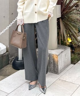 【ノーリーズ/NOLLEY'S】のウォッシャブル両面起毛ヘリンボーン/ストライプセミワイドパンツ 人気、トレンドファッション・服の通販 founy(ファニー) ファッション Fashion レディースファッション Fashion for Women パンツ Pants & Trousers 2025年 2025 2025-2026秋冬・A/W Autumn/Winter 2025–26 AW25–26 おすすめ Recommended / Our Picks なめらか Smooth, Silky Texture ウォッシャブル Machine Washable ストライプ Stripe, Striped Pattern ストレッチ Stretch, Stretchy Fabric 人気 Popular, Best Seller 今季 This Season, Current Season 定番 Standard, Basic Item 無地 Plain, Solid Color |ID:prp329100004821836