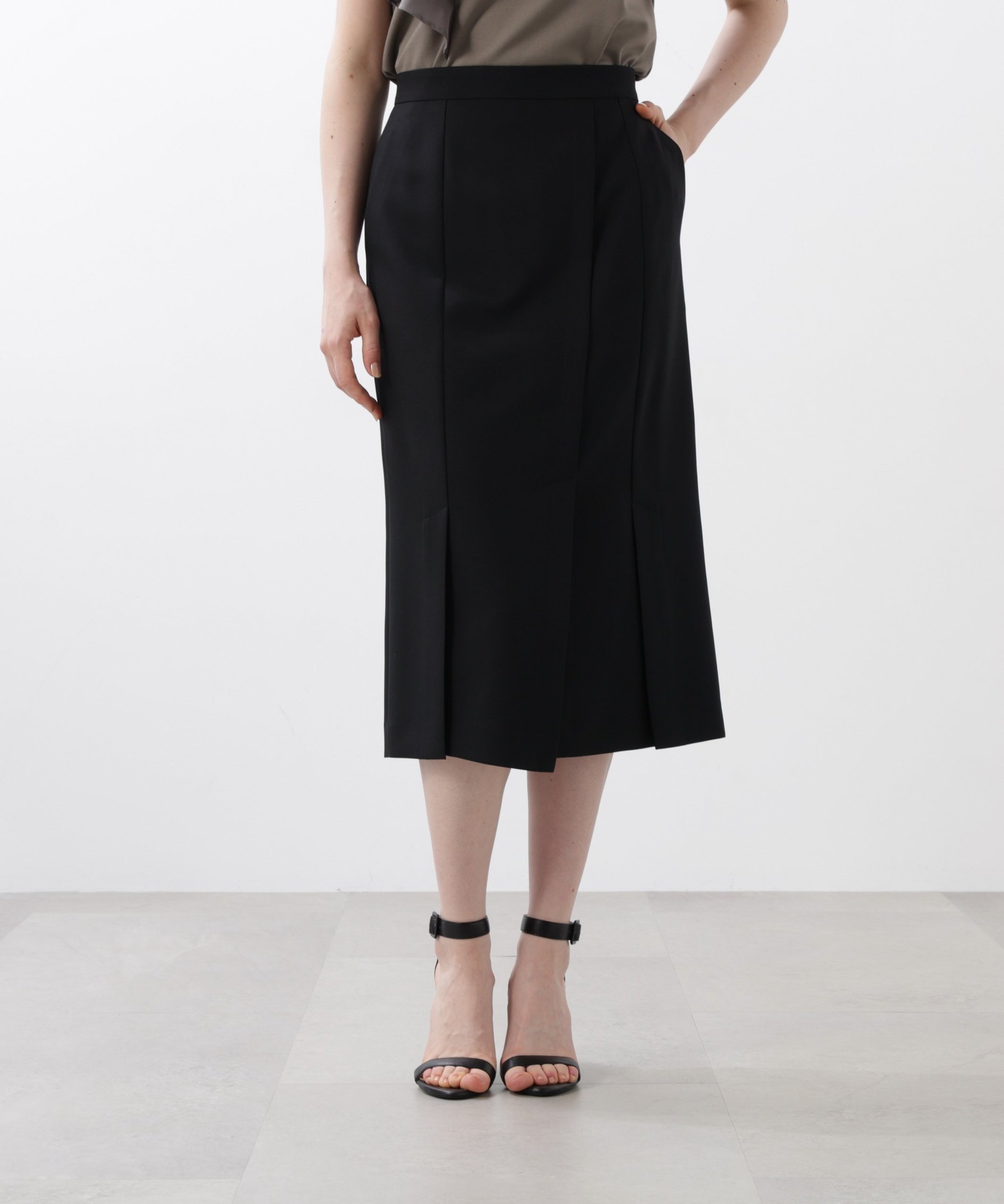 【ピンキーアンドダイアン/Pinky&Dianne】のベンツタイトスカート インテリア・キッズ・メンズ・レディースファッション・服の通販 founy(ファニー) 　ファッション　Fashion　レディースファッション　Fashion for Women　スカート　Skirts　シンプル　Simple, Minimal　スタンダード　Standard, Basic　ストレッチ　Stretch, Stretchy Fabric　タイトスカート　Pencil Skirt, Tight Skirt　フロント　Front, Front Design　ブラック|ID: prp329100004821847 ipo3291000000035047049