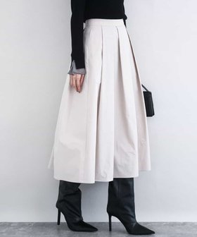 【エムケイ ミッシェルクラン/MK MICHEL KLEIN】のメモリータフタ タックフレアスカート/洗える 人気、トレンドファッション・服の通販 founy(ファニー) ファッション Fashion レディースファッション Fashion for Women スカート Skirts Aライン・フレアスカート A-Line & Flared Skirts ジャケット Jacket, Outerwear タフタ Taffeta, Structured Fabric フォーマル Formal, Dressy フレア Flare, Flared エレガント 上品 Elegant 冬 Winter / This Winter 夏 Summer 春 Spring 洗える Machine Washable 秋 Autumn |ID:prp329100004821863