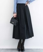 【エムケイ ミッシェルクラン/MK MICHEL KLEIN】のメモリータフタ タックフレアスカート/洗える 人気、トレンドファッション・服の通販 founy(ファニー) ファッション Fashion レディースファッション Fashion for Women スカート Skirts Aライン・フレアスカート A-Line & Flared Skirts ジャケット Jacket, Outerwear タフタ Taffeta, Structured Fabric フォーマル Formal, Dressy フレア Flare, Flared エレガント 上品 Elegant 冬 Winter / This Winter 夏 Summer 春 Spring 洗える Machine Washable 秋 Autumn thumbnail ブラック|ID: prp329100004821863 ipo3291000000035047197