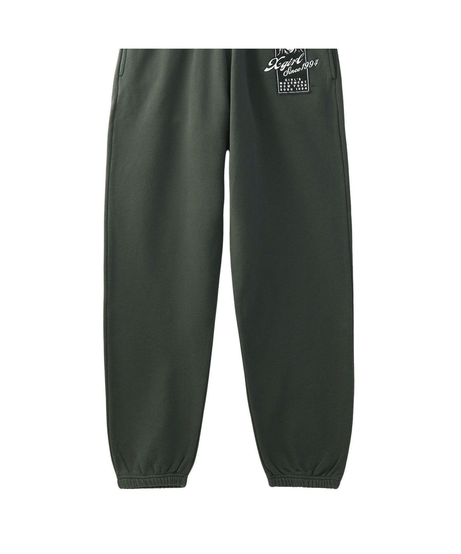 【エックスガール/X-girl】のFACE BOX PATCH SWEAT PANTS X-girl インテリア・キッズ・メンズ・レディースファッション・服の通販 founy(ファニー) 　ファッション　Fashion　レディースファッション　Fashion for Women　パンツ　Pants & Trousers　おすすめ　Recommended / Our Picks　グラフィック　Graphic, Graphic Design　コンパクト　Compact, Small Size　スウェット / スエット　Sweatshirt, Sweatwear　セットアップ　Set-Up, Coordinated Outfit　パッチ　Patch, Appliqué　定番　Standard, Basic Item　A/W・秋冬　Autumn/Winter　CHARCOAL|ID: prp329100004821873 ipo3291000000035047242