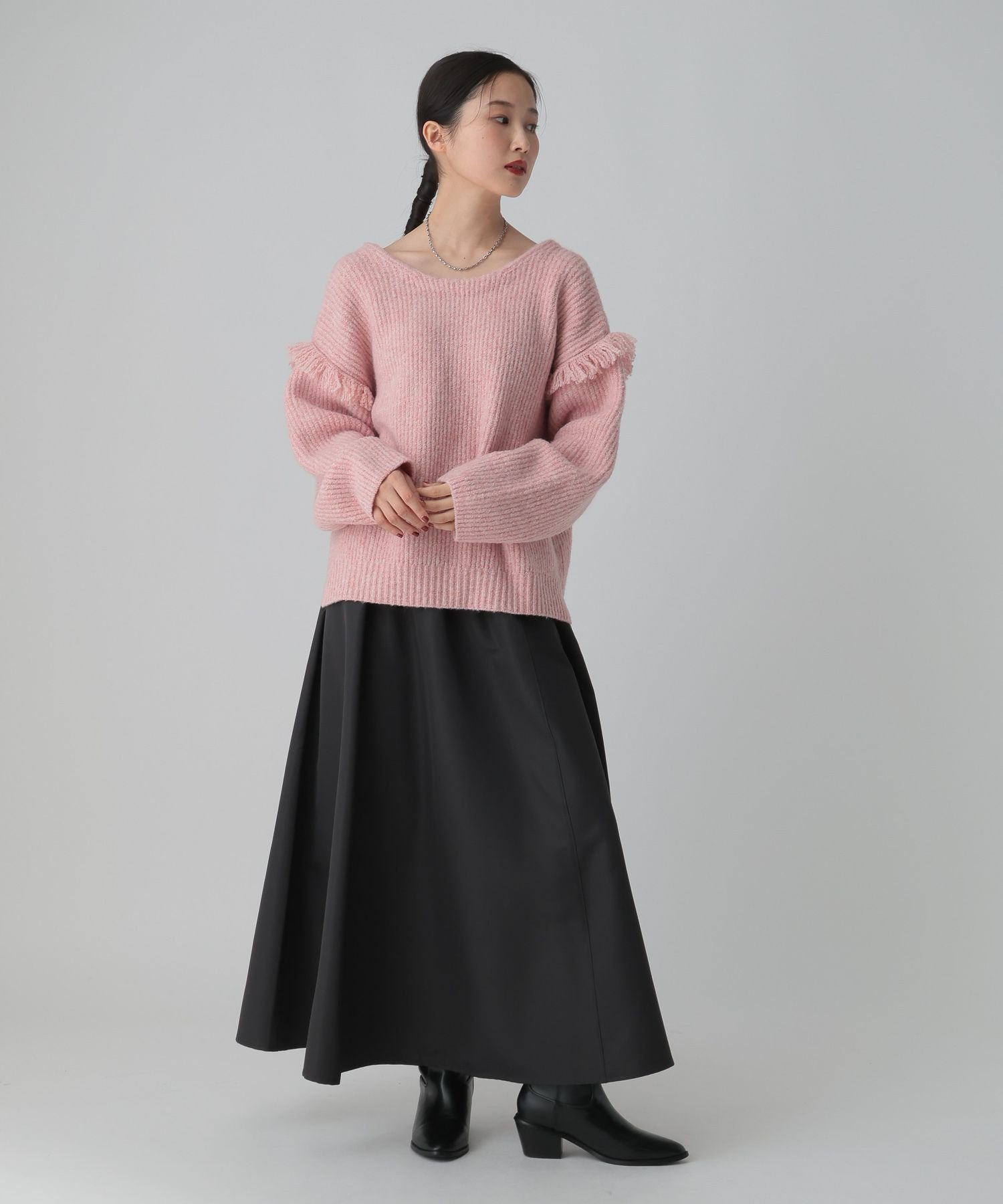 【レプシィム ローリーズファーム/LEPSIM LOWRYS FARM】のフリンジニット*フレアスカート《2点セット》 人気、トレンドファッション・服の通販 founy(ファニー) 　ファッション　Fashion　レディースファッション　Fashion for Women　スカート　Skirts　Aライン・フレアスカート　A-Line & Flared Skirts　おすすめ　Recommended / Our Picks　アクセサリー　Fashion Accessories　フレア　Flare, Flared　 other-1|ID: prp329100004821891 ipo3291000000035047425